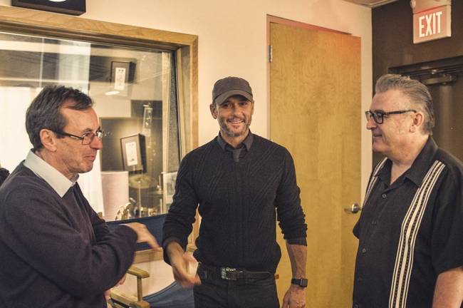 Tim McGraw hanging out at API